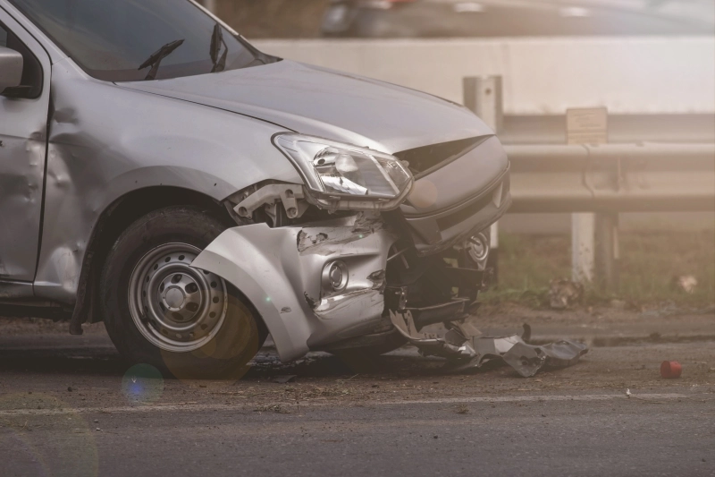 Car accident , soft focus picture, insurance
