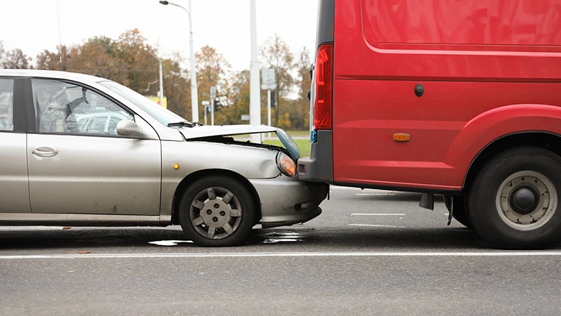 Truck and Car Crash