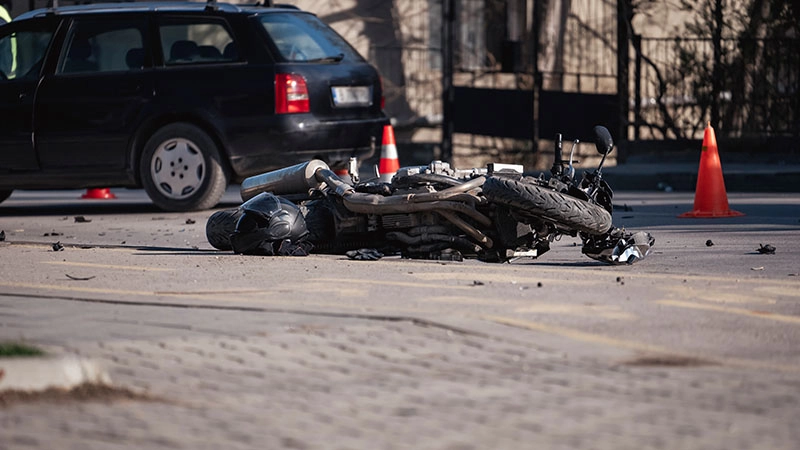 Motorcycle Riders Injured in Three-Vehicle Crash on E 6th St