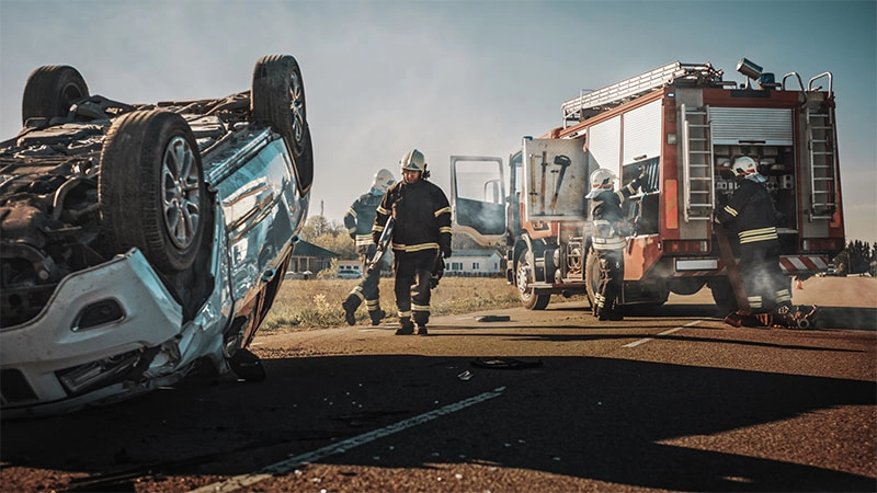 Rescue Team of Firefighters