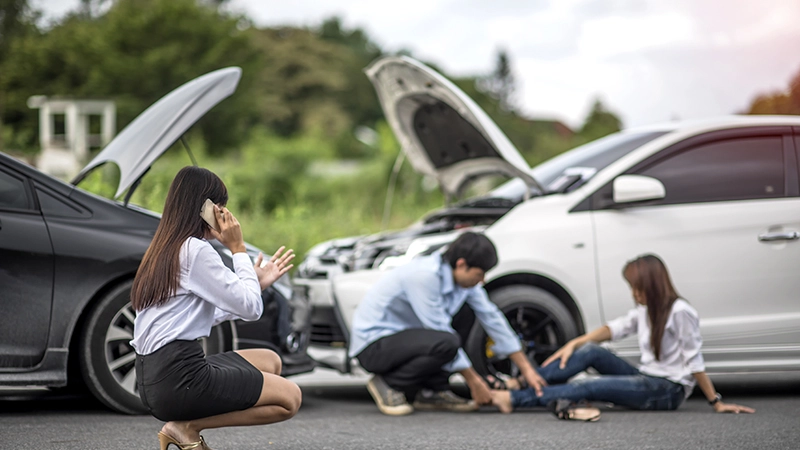 Car accident injured