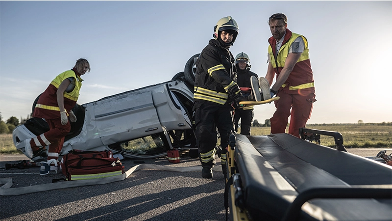 Rollover Car Crash
