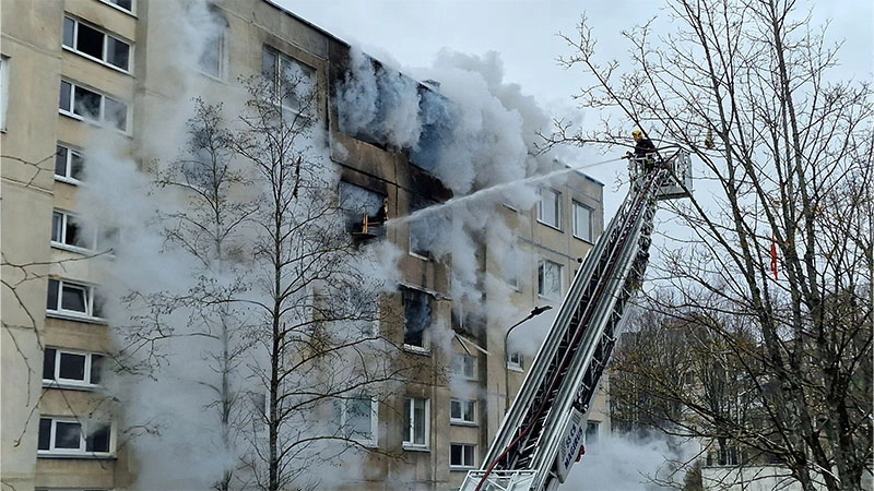 Fire Erupts at Cross Creek Apartments, One Injured