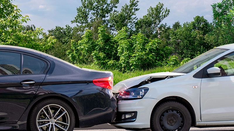 Two Injured in Car Crash